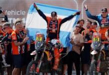 Dakar: Luciano Benavides ganó en motos en una definición histórica
