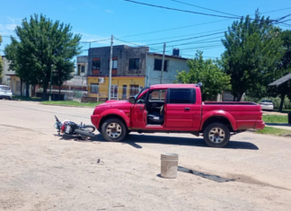 Mujer derivada a Concordia con traumatismo craneano tras accidente en Villaguay