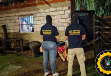 Desarticulan presunto punto de venta de drogas en costanera de Concordia y detienen a dos personas