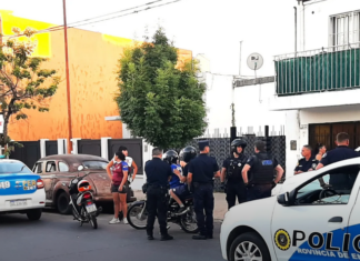 Violencia entre familiares del niño fallecido Jeremías Aguiar y del conductor imputado en Boulevard Yrigoyen