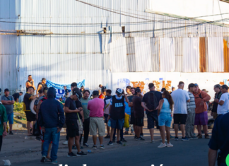 AGMER Uruguay repudia la represión a trabajadores portuarios en el puerto local