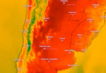 Cinco departamentos de Entre Ríos están bajo alerta amarilla