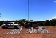 Prefectura incautó más de 110 kilos de marihuana y detuvo a un hombre en Puerto Iguazú