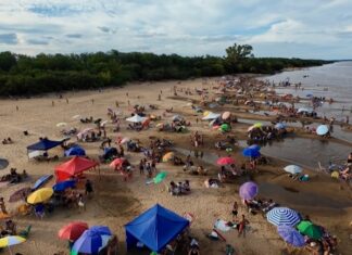 Fin de semana récord en las playas de Concepción del Uruguay