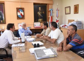 Transporte urbano: Lauritto se reunió con choferes que reclaman el pago de haberes