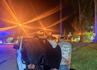 Cayeron tres jóvenes tras asaltar a dos adolescentes con una cadena de bicicleta