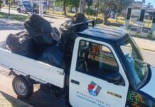 Realizaron un operativo especial de limpieza en espacios públicos tras la Fiesta de la Playa