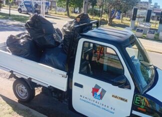 Realizaron un operativo especial de limpieza en espacios públicos tras la Fiesta de la Playa