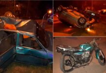 Una persecución habría causado un triple choque fatal en Villaguay: un muerto y cuatro heridos