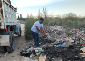 La Municipalidad continúa esta semana con el operativo de erradicación de minibasurales