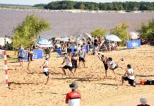 Más de 1.340 deportistas participaron en la Playa Olímpica de la Isla del Puerto