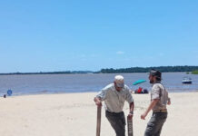 Guardaparques demarcaron y concientizaron sobre la protección de aves playeras en Cambacuá