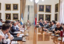 Gabinete provincial abordó conmemoración de Caseros, estado de las rutas y salud mental