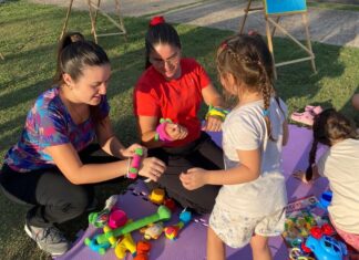 Realizaron una jornada de juegos y aprendizaje en la Plaza del Skate