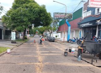 Mantemiento Urbano Bacheo, toma de juntas y la colocación de carteles