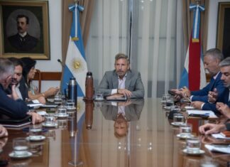 Temporal. Frigerio monitoreó la ayuda de la provincia a las ciudades afectadas.