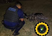 La Policía Motorizada recuperó una moto robada tras una persecución