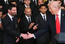 Lionel Messi visitó la Casa Blanca y se fotografió con Donald Trump
