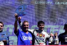 Pellandino brilló en La Plata y se subió a la cima del campeonato