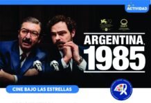Cine Bajo las Estrellas: «Argentina, 1985» en el Parque La Salamanca