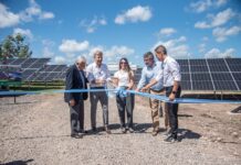 Frigerio participó de la inauguración de un parque solar industrial
