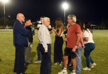 Entregan aporte para iluminación en María Auxiliadora