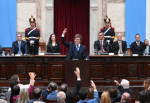 Reformas, críticas y tensión en el discurso de Milei