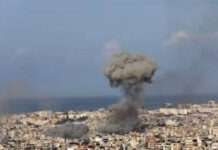 Israel bombardeó suburbios del sur de Beirut