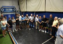 Sarmiento avanza con la construcción de una cancha de Raffa-Volo