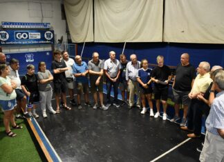 Sarmiento avanza con la construcción de una cancha de Raffa-Volo