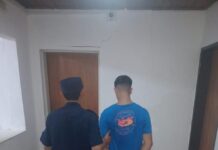 Choque, fuga y detención en el Parque La Ciudad: un joven embistió a un motopatrullero al intentar escapar