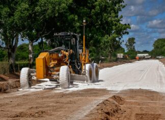 Vialidad inició obras de rehabilitación en el acceso al Palacio San José