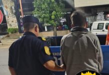 Efectivos policiales detuvieron a un hombre por robar