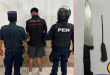 Joven agredió a su pareja, intervino la policía y sus familiares atacaron a los efectivos