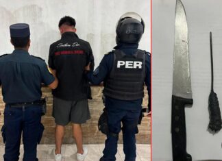 Joven agredió a su pareja, intervino la policía y sus familiares atacaron a los efectivos