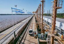 Refuerzan la seguridad de la Represa de Salto Grande tras la disposición presidencial de elevar el nivel de alerta