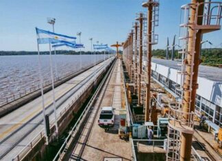 Refuerzan la seguridad de la Represa de Salto Grande tras la disposición presidencial de elevar el nivel de alerta