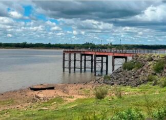 El río Uruguay tuvo un pronunciado descenso y llegó a 88 cm