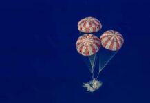 La cápsula Orión de la misión Artemis II amerizó en el Océano Pacífico