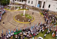 Emotivo homenaje uruguayense a veteranos y caídos en Malvinas