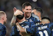 La Selección Argentina goleó a Zambia en un amistoso internacional