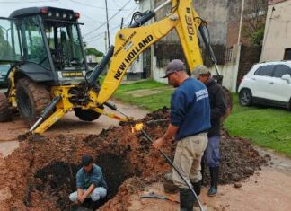 Trabajos en la red de agua y desobstrucciones tras las lluvias