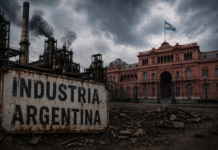 La industria argentina se desploma 8,7% y el Gobierno ratifica el rumbo