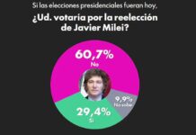 No crece la economía, crece el no a Milei
