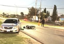 Choque entre un auto y una moto en Uncal y Estrada dejó un herido grave