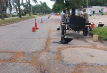 Intensifican tareas de bacheo y conectividad en la zona sur y centro
