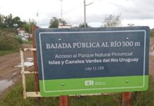 Campichuelo recuperó el acceso gratuito al río Uruguay
