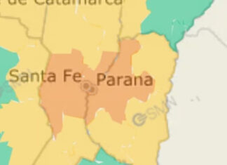 Entre Ríos bajo alerta por tormentas fuertes y posibles fenómenos severos