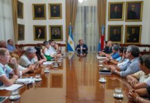 El gobierno y representantes de la CGT en Entre Ríos dialogaron sobre la reforma previsional