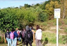Educación ambiental y senderismo en la Isla del Puerto